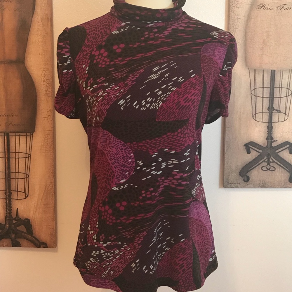 Multi Purple Dress Shirt